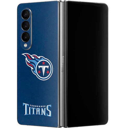 NFL Tennessee Titans Distressed Galaxy Z Fold4 5G Skin