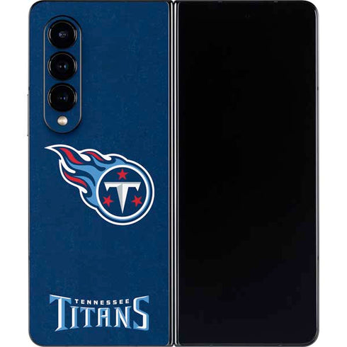 NFL Tennessee Titans Distressed Galaxy Z Fold4 5G Skin