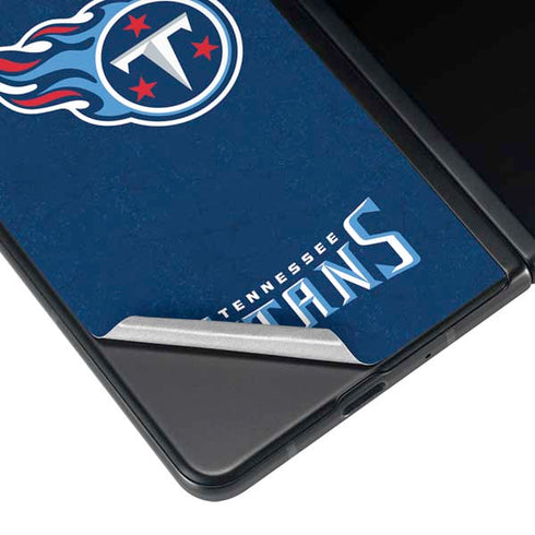 NFL Tennessee Titans Distressed Galaxy Z Fold4 5G Skin