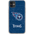 NFL Tennessee Titans Distressed iPhone 11 Clear Case
