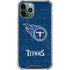 NFL Tennessee Titans Distressed iPhone 11 Pro Max Clear Case