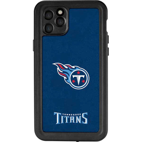 NFL Tennessee Titans Distressed iPhone 11 Pro Max Waterproof Case