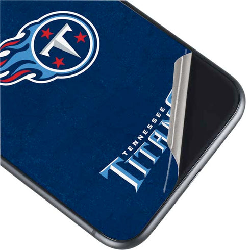 NFL Tennessee Titans Distressed iPhone 11 Skin