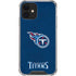 NFL Tennessee Titans Distressed iPhone 12 Clear Case