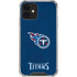NFL Tennessee Titans Distressed iPhone 12 Mini Clear Case