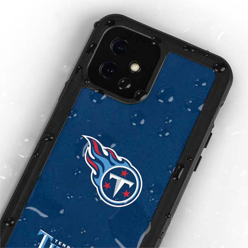 NFL Tennessee Titans Distressed iPhone 12 Mini Waterproof Case