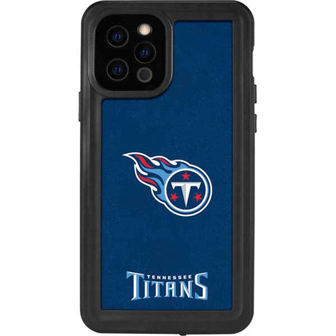 NFL Tennessee Titans Distressed iPhone 12 Pro Waterproof Case