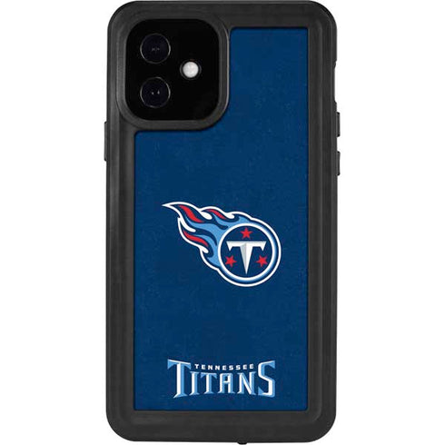 NFL Tennessee Titans Distressed iPhone 12 Waterproof Case