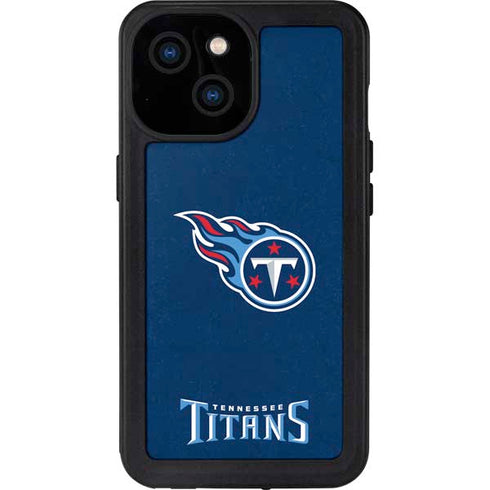 NFL Tennessee Titans Distressed iPhone 13 Mini Waterproof Case