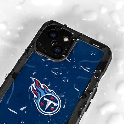 NFL Tennessee Titans Distressed iPhone 13 Mini Waterproof Case