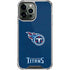 NFL Tennessee Titans Distressed iPhone 13 Pro Max Clear Case