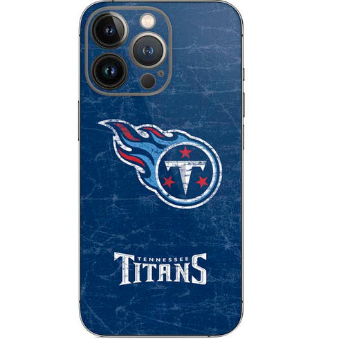 NFL Tennessee Titans Distressed iPhone 13 Pro Skin