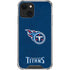 NFL Tennessee Titans Distressed iPhone 14 Plus Clear Case