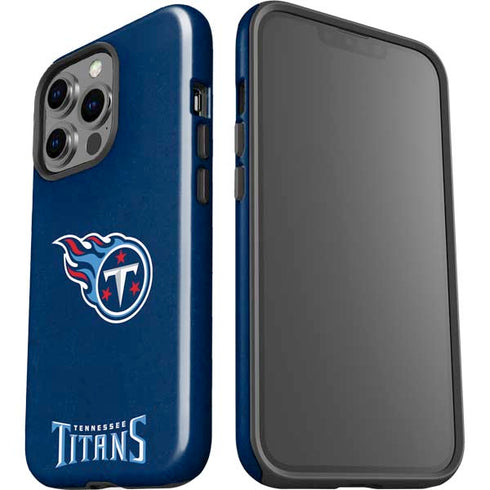 NFL Tennessee Titans Distressed iPhone 15 Pro Impact Case