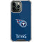 NFL Tennessee Titans Distressed iPhone 14 Pro Max Clear Case