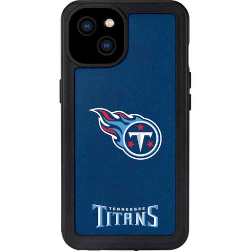 NFL Tennessee Titans Distressed iPhone 15 Plus Waterproof Case
