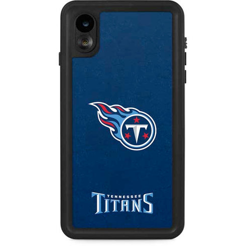 NFL Tennessee Titans Distressed iPhone XR Waterproof Case