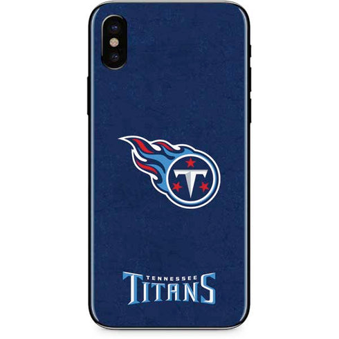 NFL Tennessee Titans Distressed iPhone XS Max Skin