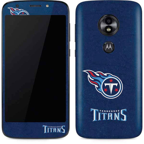 NFL Tennessee Titans Distressed Moto E5 Play Skin