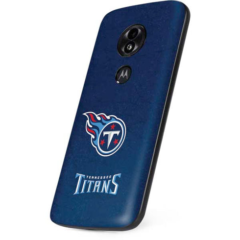 NFL Tennessee Titans Distressed Moto E5 Play Skin