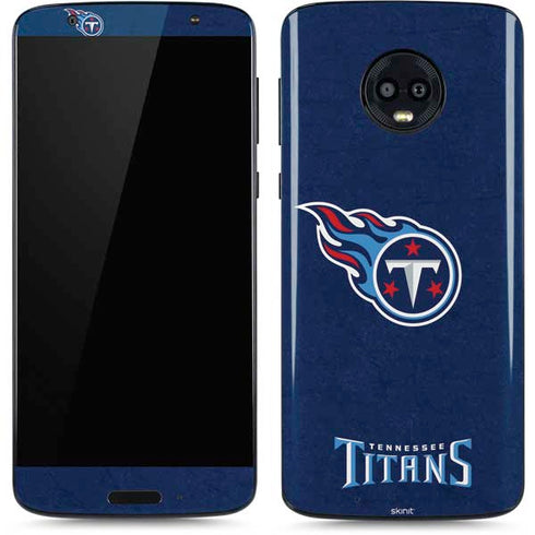 NFL Tennessee Titans Distressed Moto G6 Skin