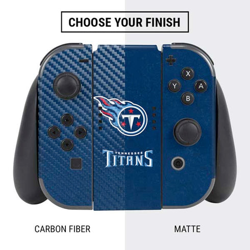 NFL Tennessee Titans Distressed Nintendo Switch Bundle Skin