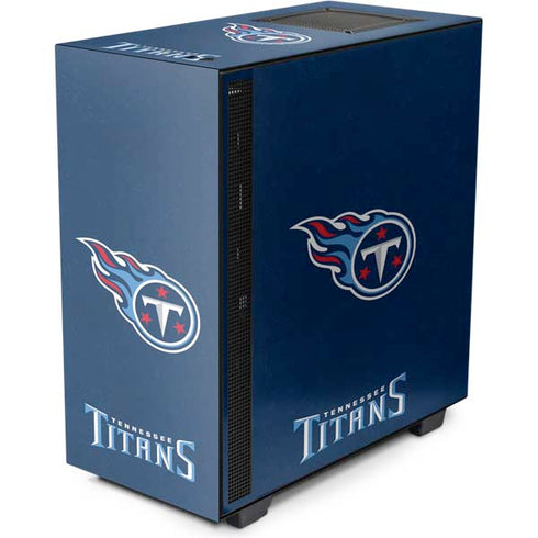 NFL Tennessee Titans Distressed NZXT H510 Compact ATX Mid-Tower Case Skin