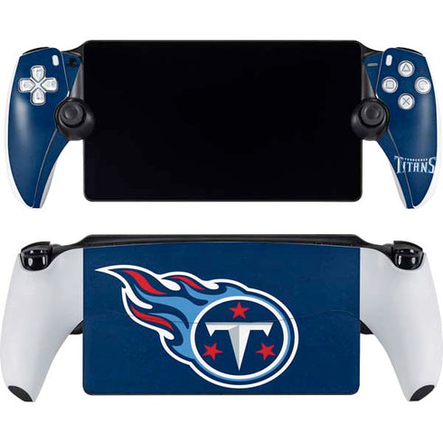 NFL Tennessee Titans Distressed PlayStation Portal Remote Player Skin