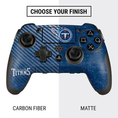 NFL Tennessee Titans Distressed PlayStation Scuf Vantage 2 Controller Skin