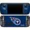 NFL Tennessee Titans Distressed Steam Deck Handheld Gaming Computer Skin
