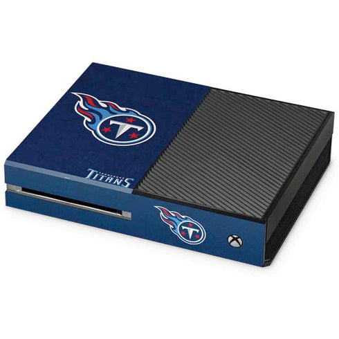 NFL Tennessee Titans Distressed Xbox One Console Skin
