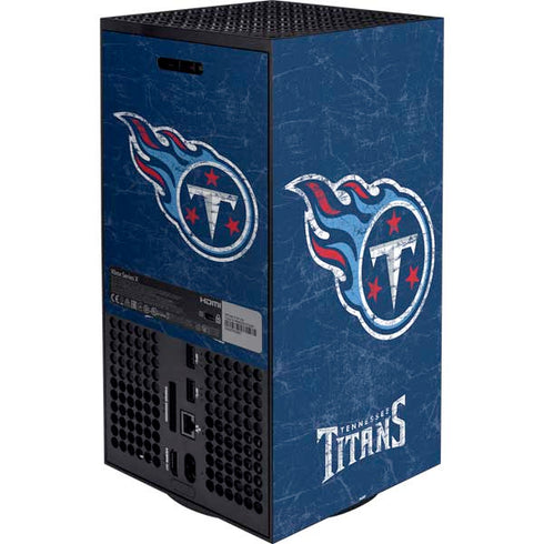 NFL Tennessee Titans Distressed Xbox Series X Bundle Skin