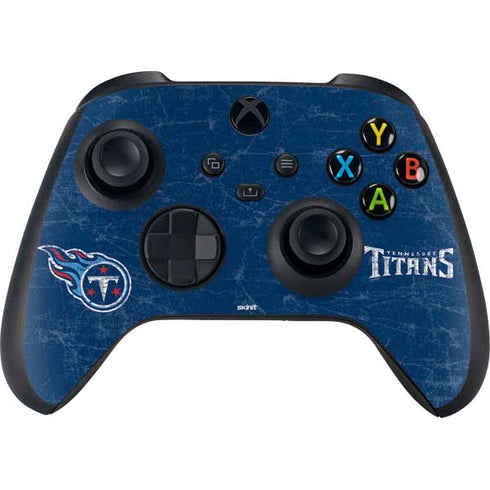 NFL Tennessee Titans Distressed Xbox Series X Bundle Skin
