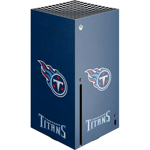 NFL Tennessee Titans Distressed Xbox Series X Console Skin