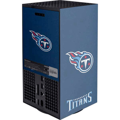 NFL Tennessee Titans Distressed Xbox Series X Console Skin