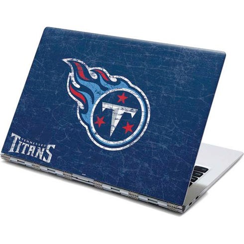 NFL Tennessee Titans Distressed Yoga 910 2-in-1 14in Touch-Screen Skin