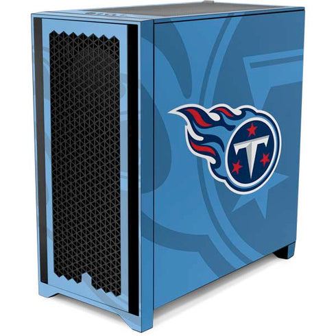 NFL Tennessee Titans Double Vision Corsair 4000D Tempered Glass Mid-Tower ATX Case Skin