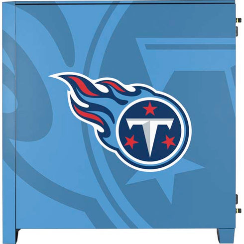 NFL Tennessee Titans Double Vision Corsair 4000D Tempered Glass Mid-Tower ATX Case Skin