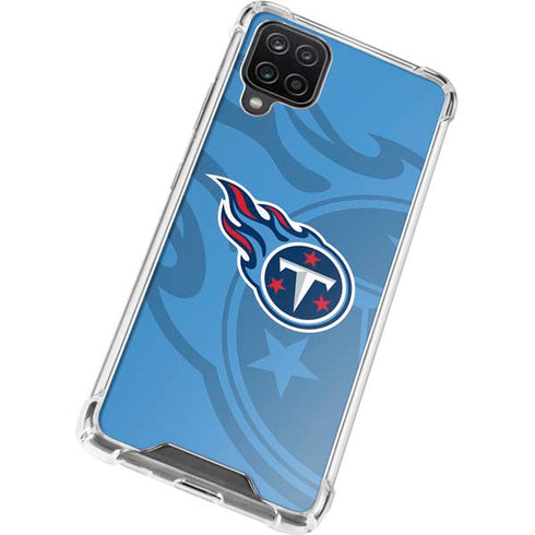 NFL Tennessee Titans Double Vision Galaxy A12 Clear Case