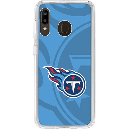 NFL Tennessee Titans Double Vision Galaxy A20 Clear Case