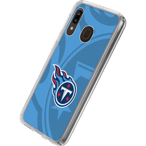 NFL Tennessee Titans Double Vision Galaxy A20 Clear Case