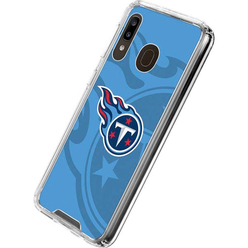 NFL Tennessee Titans Double Vision Galaxy A30 Clear Case