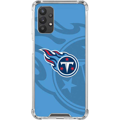 NFL Tennessee Titans Double Vision Galaxy A32 5G Clear Case