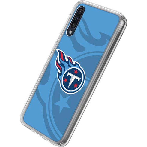 NFL Tennessee Titans Double Vision Galaxy A50 Clear Case
