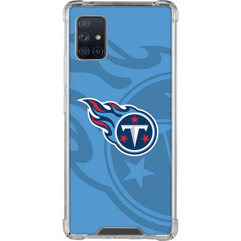 NFL Tennessee Titans Double Vision Galaxy A51 5G Clear Case