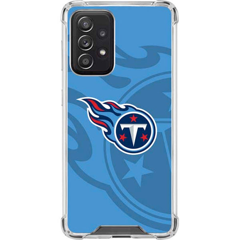NFL Tennessee Titans Double Vision Galaxy A52 5G Clear Case