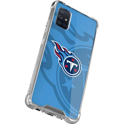NFL Tennessee Titans Double Vision Galaxy A71 5G Clear Case