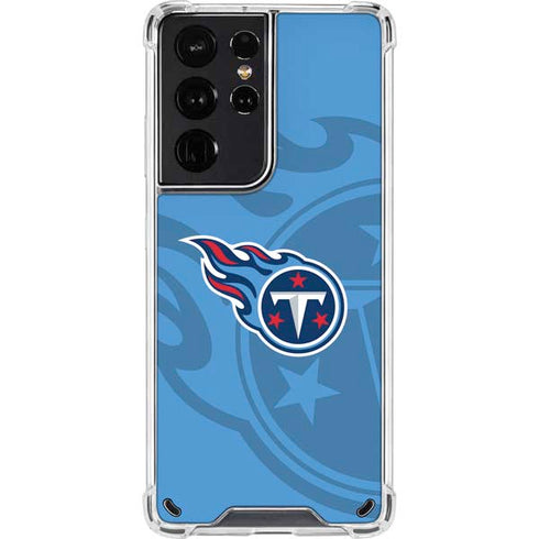 NFL Tennessee Titans Double Vision Galaxy S21 Ultra 5G Clear Case