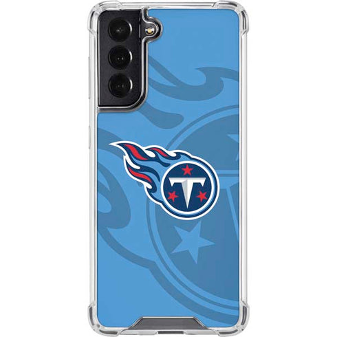 NFL Tennessee Titans Double Vision Galaxy S22 Clear Case
