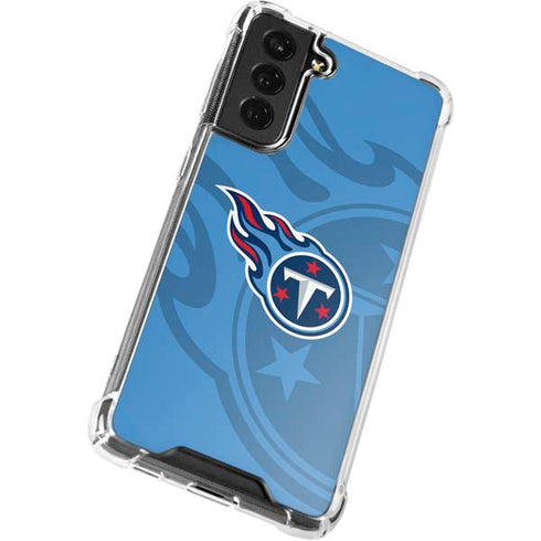 NFL Tennessee Titans Double Vision Galaxy S22 Plus Clear Case